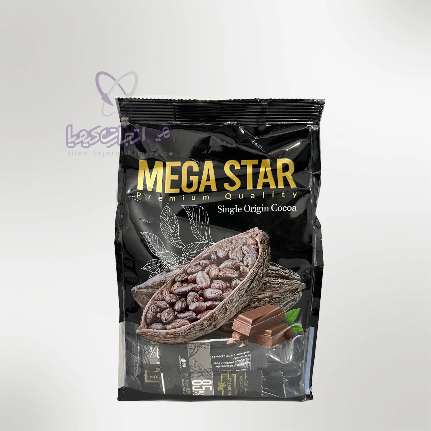 شکلات تلخ 85 درصد مگا استار 300گرمی